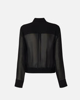 Semi-sheer shirt with metallic details -  | Pinko