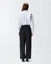 Camicia in cotone a righe -  | Pinko