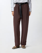 Pantaloni loose fit con cintura -  | Pinko