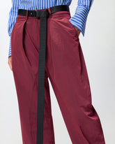 Pantaloni loose fit con cintura -  | Pinko