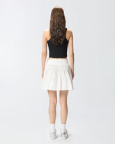 Short skirt with gathering and drawstring -  | Pinko