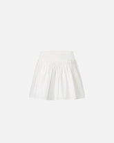 Short skirt with gathering and drawstring -  | Pinko