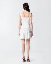 Abito corto con arricci e coulisse -  | Pinko