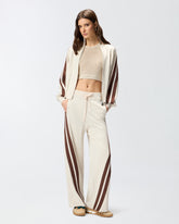 Crop top smanicato con bande sul retro -  | Pinko