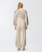 Διάτρητο cropped φούτερ με ρίγες -  | Pinko