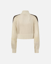 Διάτρητο cropped φούτερ με ρίγες -  | Pinko