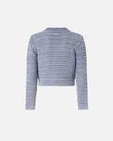 Cardigan cropped a maglia grossa e trecce -  | Pinko