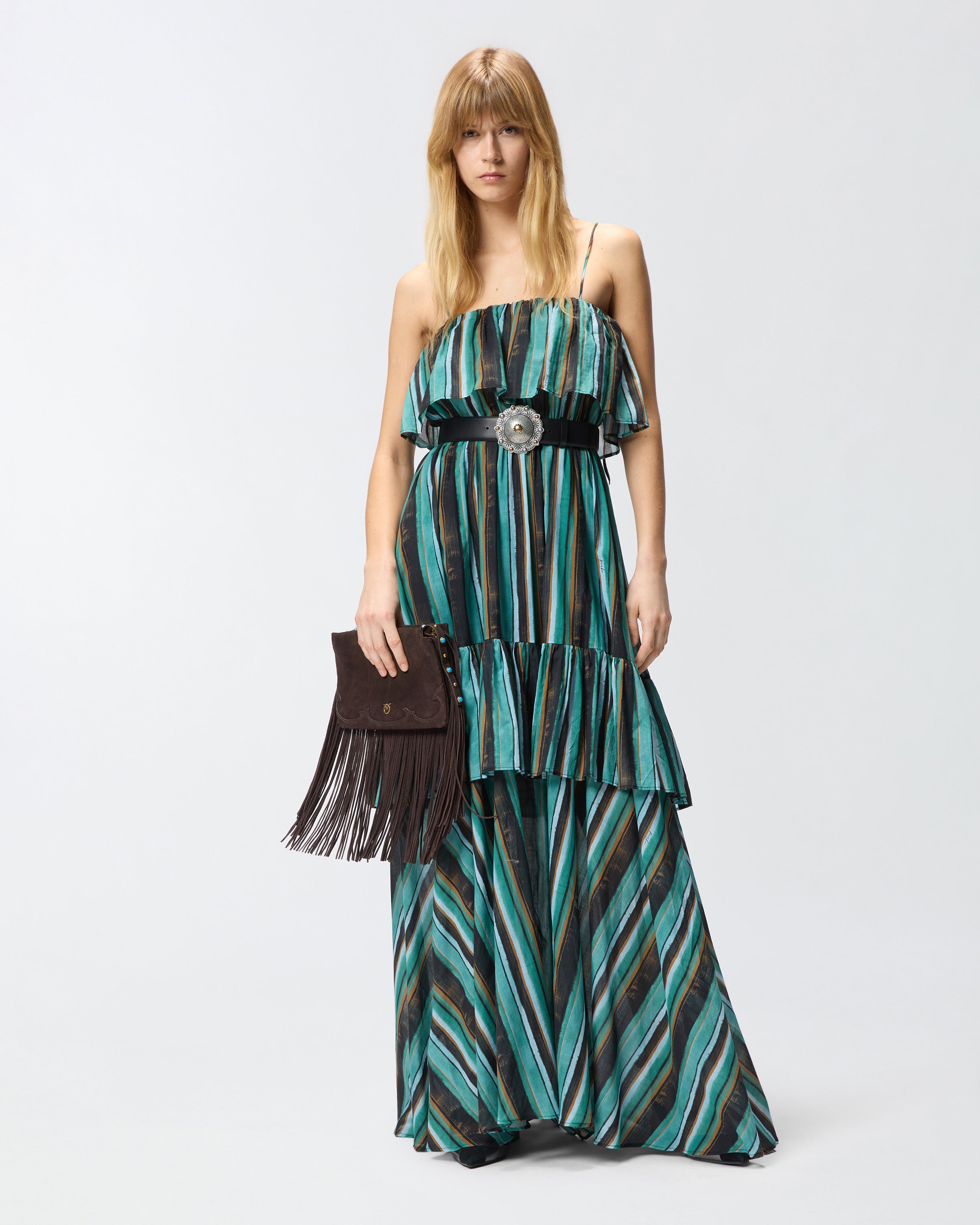 pinko maxi dress Pinko Gathe Maxi Dress