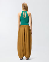 Top à épaules dénudées boutonné sur la nuque -  | Pinko