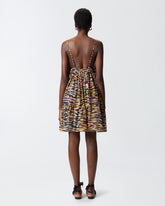 Kurzes Kleid mit Tigerprint -  | Pinko