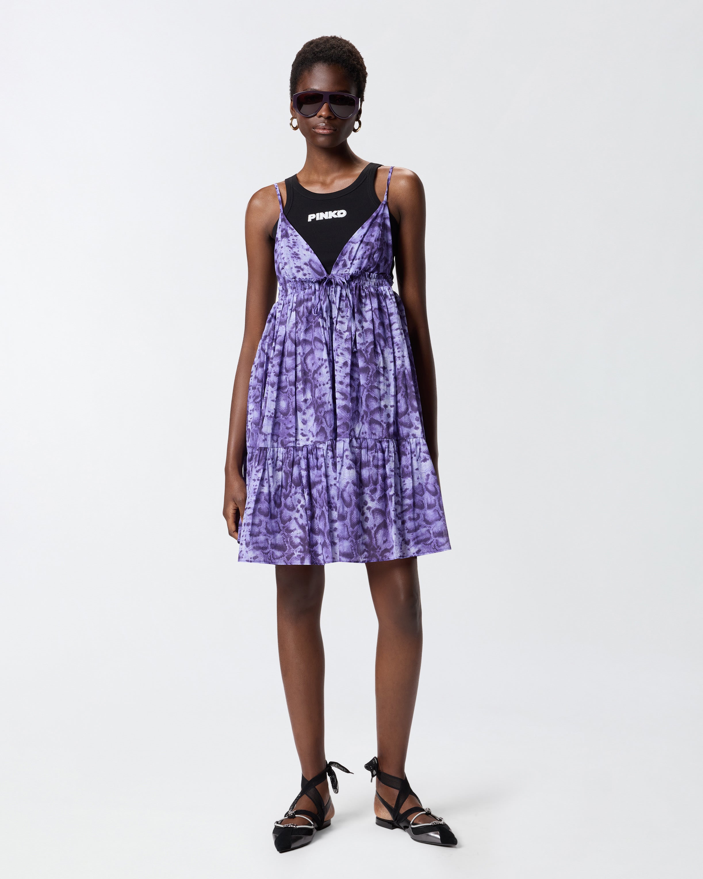 pinko mini dress PINKO Fuchsia Women's Short Dress