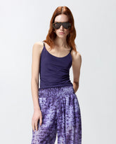 Top with studded spaghetti straps -  | Pinko