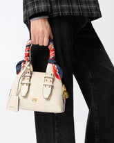 Foulard quadrato a righe strette -  | Pinko