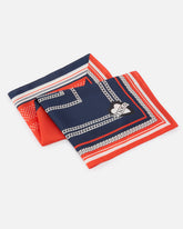 Foulard in twill con stampa marinière -  | Pinko