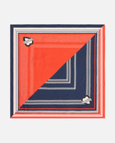 Foulard in twill con stampa marinière -  | Pinko