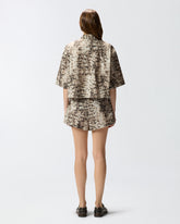Shorts with floral motif -  | Pinko