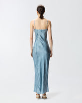 Abito slipdress fluido con stampa gioiello piazzata -  | Pinko