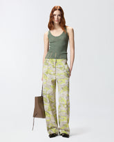 Top canotta a costine con logo -  | Pinko