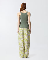 Top canotta a costine con logo -  | Pinko