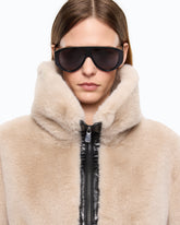 Faux fur bomber jacket -  | Pinko