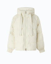 Blouson oversize à capuche - Jaune | Pinko