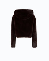 Giubbino cropped effetto pelliccia -  | Pinko