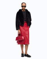 Faux fur cropped jacket -  | Pinko