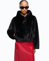 Faux fur cropped jacket -  | Pinko