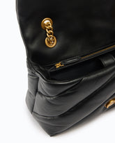 Bolso bandolera mediano Love Bag Puff de napa acolchada con hebilla tipo joya -  | Pinko