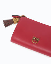 Mini-portefeuille en cuir avec gland -  | Pinko