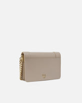 PINKO Galleria Love Bag Click small crossbody bag in leather with engraved buckle -  | Pinko