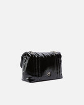 PINKO Galleria Love Bag Puff medium crossbody bag in quilted leather with engraved buckle -  | Pinko