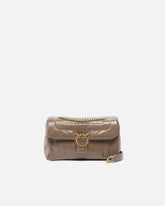 PINKO Galleria Love Bag Puff small crossbody bag in quilted leather with engraved buckle -  | Pinko