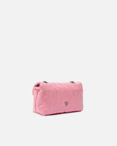 PINKO Galleria Love Bag Puff small crossbody bag in quilted leather with engraved buckle -  | Pinko
