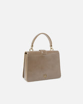PINKO Galleria Love Bag Top Handle Light small handbag in leather with jewel buckle -  | Pinko