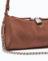 Borsa a spalla Mini Cylinder Bag in suede PINKO Galleria -  | Pinko