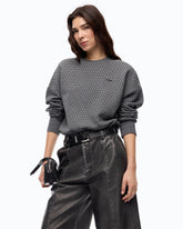 Maglia in felpa full strass