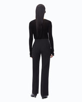 Pantalon à pli marqué - Noir | Pinko