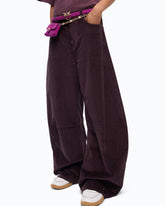 Barrel-fit corduroy trousers -  | Pinko