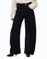 Pantalon barrel clouté -  | Pinko