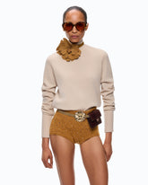 Maglia dolcevita in lana e cashmere