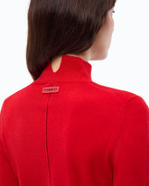 Rollkragenpullover aus Wolle und Kaschmir - Rot | Pinko