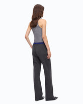 Hose mit geradem Bein und elastischem Bund -  | Pinko