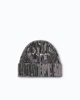 Beanie with sequins and PINKO logo lettering - Grey | Pinko