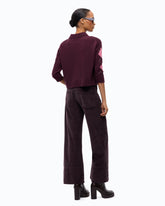 Pullover aus Wolle und Kaschmir mit Rauten - Multicolor Bordeaux-Rosa | Pinko