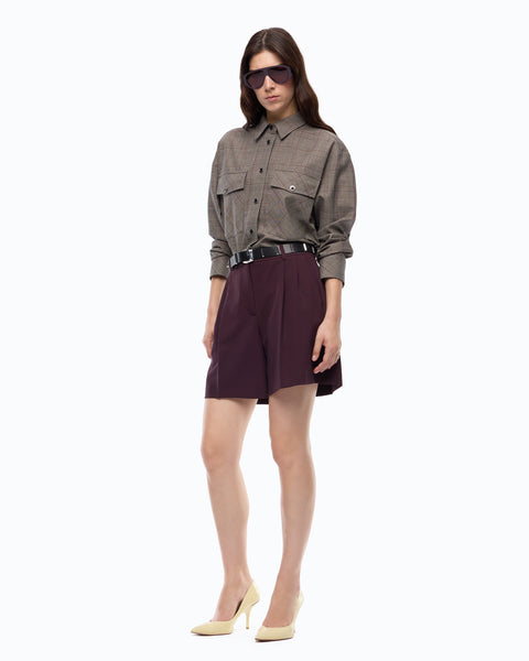 Shorts sartoriali svasati