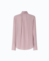 Bluse mit Schärpenkragen - Rosa | Pinko