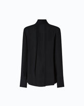 Bluse mit Schärpenkragen - Schwarz | Pinko