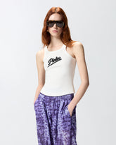 Canotta con ricamo PINKO e strass -  | Pinko