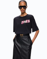 T-shirt stampa cigni Quiet Is The New Punk